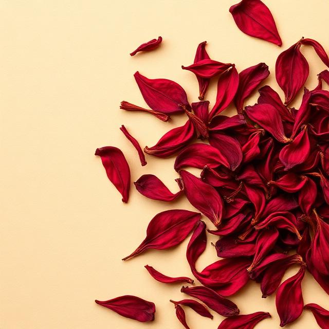 Dried Egyptian hibiscus calyces
